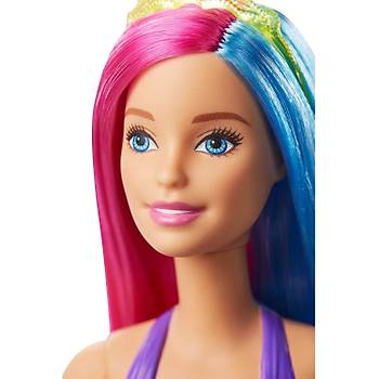 Barbie Dreamtopia Denizkızı Bebekler Pembe Mavi Saçlı