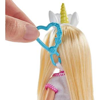 Barbie Kostml Chelsea ve Hayvanc Oyun Setleri Unicorn Kostm