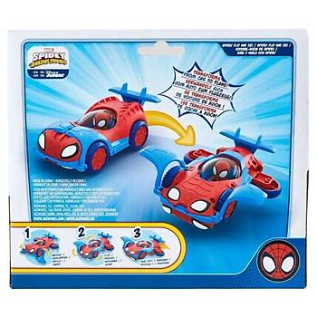 Spidey and His Amazing Friends 2N1 Jet We Araba