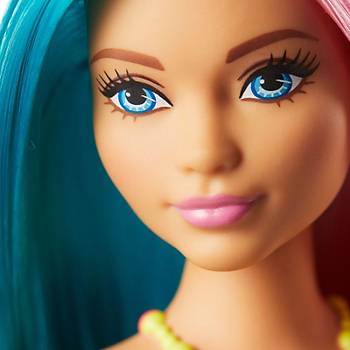 Barbie Dreamtopia Denizkz Bebekler Ak Tenli Mavi Pembe Sal