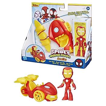 Spidey and His Amazing Friends Araç ve Figür Iron Man