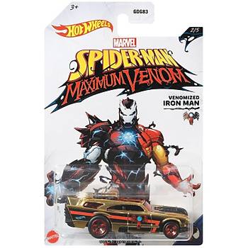 Hot Wheels Temalı Arabalar Spiderman Maximum Venom Iron Man