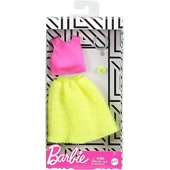 Barbie'nin Son Moda Kıyafetleri Sarı Etekli Takım