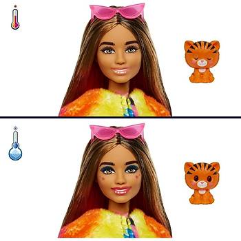 Barbie Cutie Reveal Jungle Serisi Bebekler Kaplan