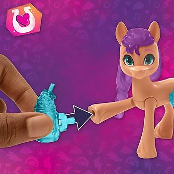 My Little Pony Yeni Bir Nesil Sevimli aret Sihri Figrler Sunny Starscout