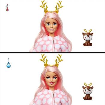Barbie Cutie Reveal Snowflake Sparkle Bebekler Geyik
