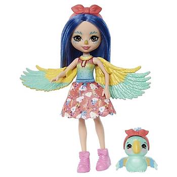 Enchantimals Popler Karakter Bebekler Prita Parakeet & Flutter
