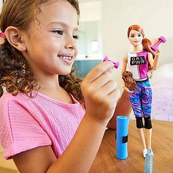 Barbie Spa Günü Bebekleri Sağlıklı Yaşam Kızıl