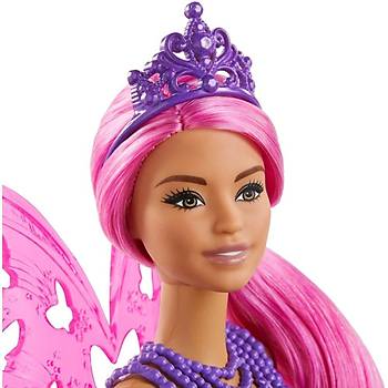 Barbie Dreamtopia Peri Bebekler Mavi Pembe Elbiseli Pembe Sal