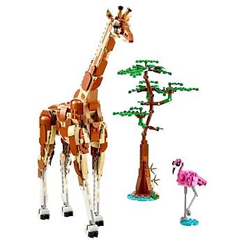 LEGO Creator Vahşi Safari Hayvanları 31150 - 9 Yaş ve Üzeri Çocuklar için İnşa Edilebilen Zürafa, Ce