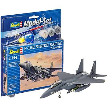 Revell 1:144 F15E Strike Eagle & Bombs Model Set Uak