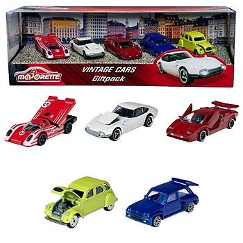 Majorette 1:64 Giftpack 5'li Arabalar Serisi Vintage