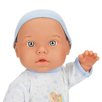 Bebelou Yemek Zaman Sesli Bebek Seti 35 Cm Mavi