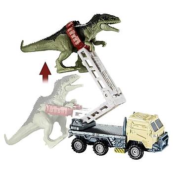 Matchbox Jurassic World Dinozor Taşıyıcı Araçlar Giganotosaurus Yükleyici