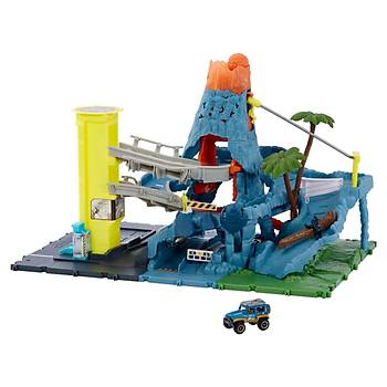 Matchbox Aksiyon Srcleri Oyun Seti Volkanik Alanda Macera