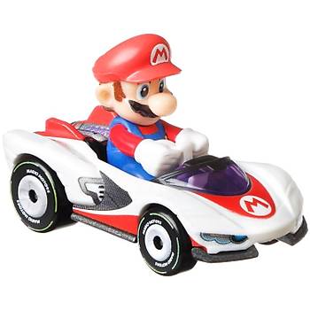 Hot Wheels Mario Kart Karakter Araçlar Mario P-Wing