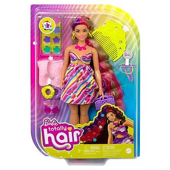 Barbie Upuzun Muhteem Sal Bebekler ve Aksesuarlar Esmer iek