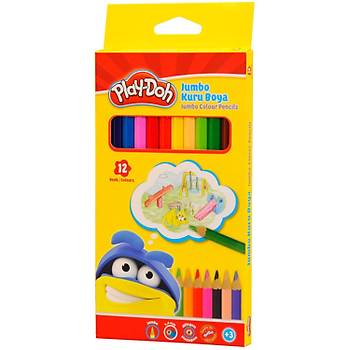 Play Doh Jumbo Kuru Boya 12 Renk