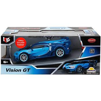Kidztech 1:26 Uzaktan Kumandal Bugatti Vision GT Mavi