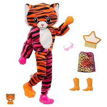 Barbie Cutie Reveal Jungle Serisi Bebekler Kaplan