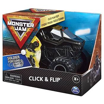 Monster Jam 1:43 Tkla ve evir Serisi 9 Soldier Fortune Black Ops