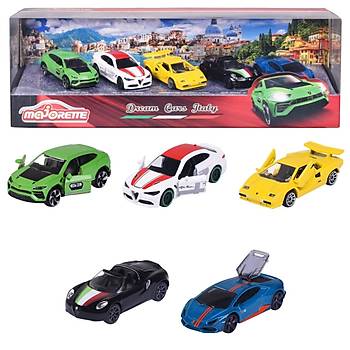 Majorette 1:64 Giftpack 5'li Arabalar Serisi Italian Dream