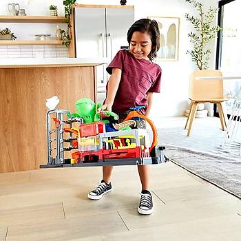 Hot Wheels Dev Ahtapot ile Araba Ykama Oyun Seti
