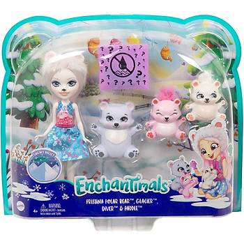 Enchantimals Pristina Polar Bear Glacier Diver & Paddle