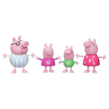 Peppa Pig ve Ailesi 4'l Figr Seti Yatma Zaman