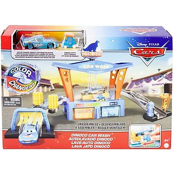 Cars Renk Deitiren Aralar Dinoco Araba Ykama Oyun Seti