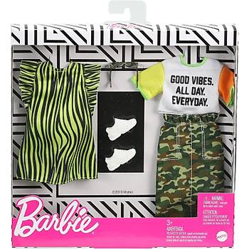 Barbie'nin Kyafetleri kili Paket Kamufulaj Desenli