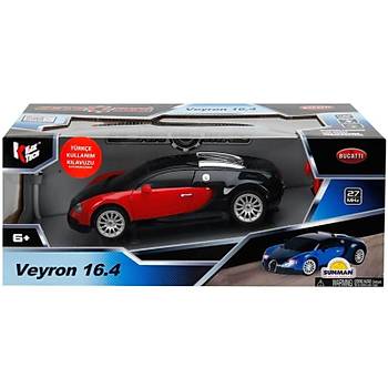 Kidztech 1:26 Uzaktan Kumandalı Bugatti Veyron 16.4 Kırmızı