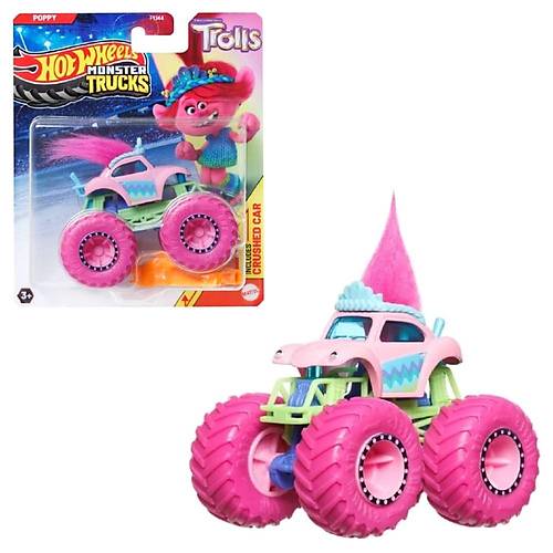 Hot Wheels Monster Trucks Arabalar 1:64 Trolls Poppy