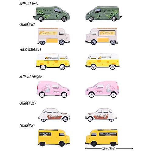 Majorette French Touch Deluxe Cars Volkswagen T1 Fromagerie