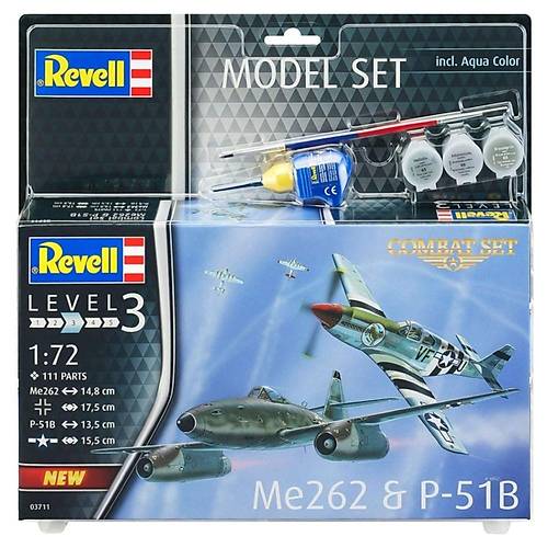 Revell 1:72 Me262 & P-51B