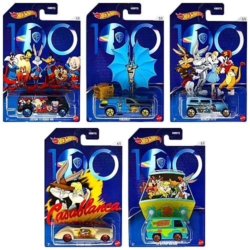 Hot Wheels Looney Tunes Temal Arabalar 5'li Set HMV73-978B