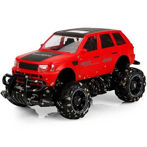 Crazon 1:18 Uzaktan Kumandal 4x4 Crazy Off-Road Araba 2.4 Ghz USB arj Krmz