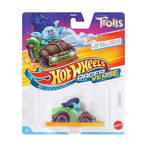 Hot Wheels RacerVerse Tekli Arabalar Trolls Branch