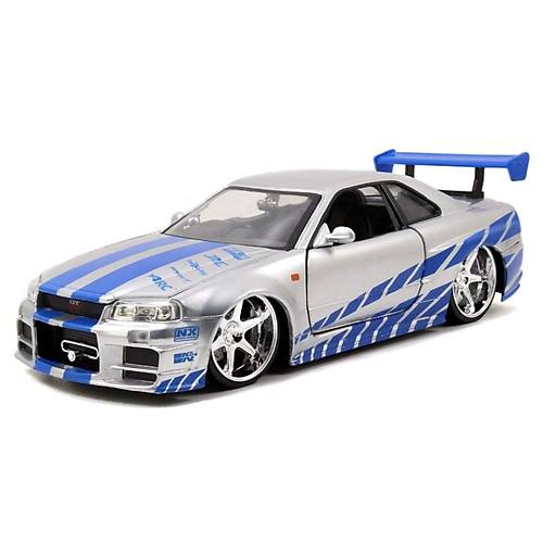 Jada 1:24 Fast & Furious Brian's 2002 Nissan Skyline GT-R BNR34