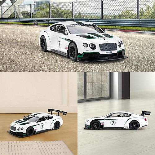 Rastar 1:14 Uzaktan Kumandal Araba Bentley Continental GT3 2.4 Ghz Ikl Beyaz
