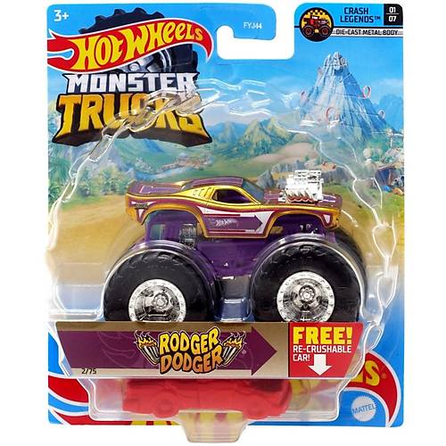 Hot Wheels Monster Trucks Arabalar 1:64 Rodger Dodger