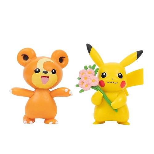 Pokemon Battle 2'li Figr Seti Pikachu & Teddiursa