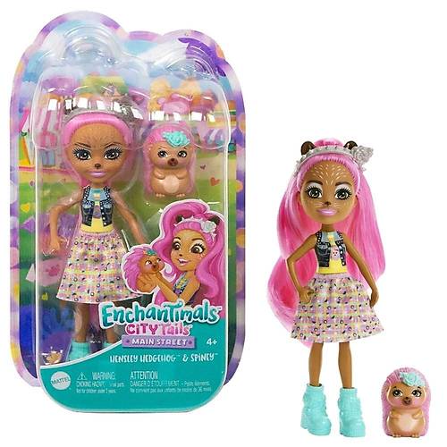 Enchantimals Popler Karakter Bebekler Hensley Hedgehog & Spiney