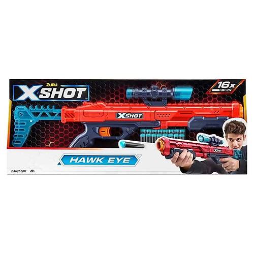 X Shot Excel Hawk Eye 16 Mermili Snger Dart Atan Silah 58 Cm | Tfek Tipi Nian Drbnl Dart Blaster