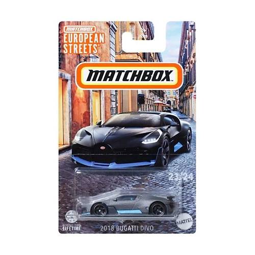 Matchbox Avrupa Aralar Serisi 23/24 2018 Bugatti Divo