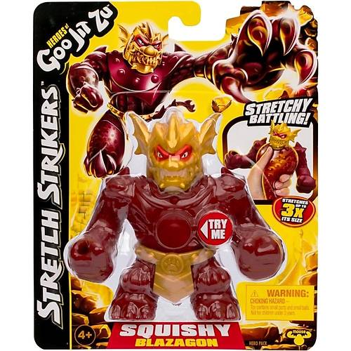 Heroes of Goo Jit Zu Stretch Tekli Paket Blazagon Benzersiz Goo Dolgu, Boyutlarnn 3 Katna Kadar U