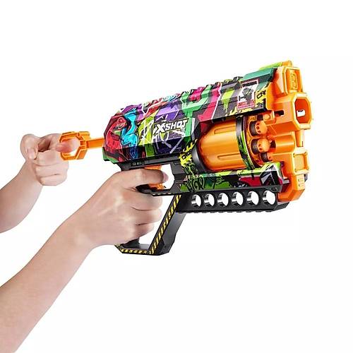 X-Shot Skins Griefer 12 Mermili Snger Dart Atan Silah 32 Cm Graffiti