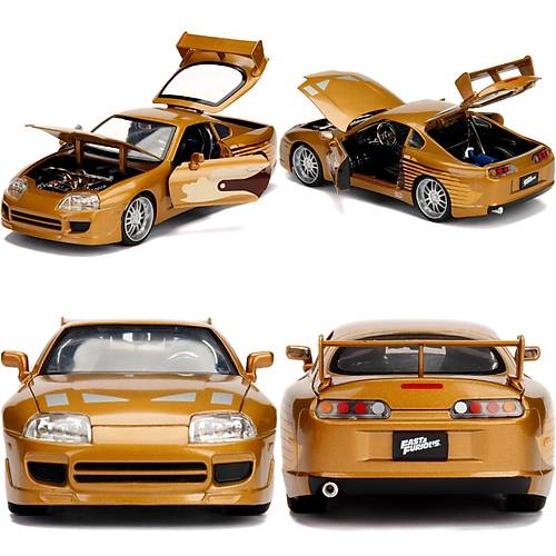 Jada 1:24 Hzl ve fkeli Arabalar Slap Jack's 1995 Toyota Supra