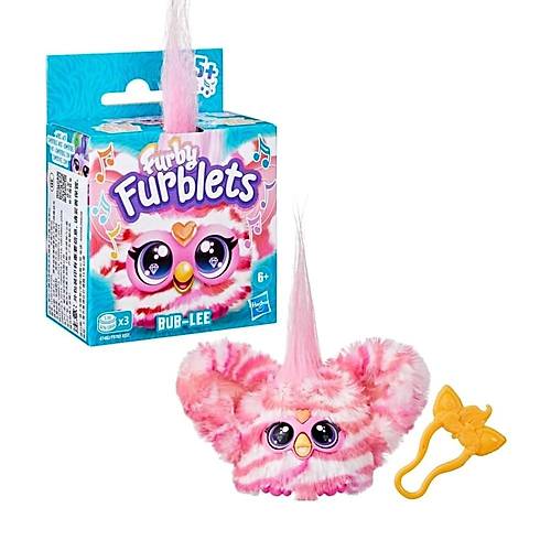 Furby Furblets Bub-Lee Mini Friend, 45+ Ses ve Mzik, 6 Ya ve st in Elektronik Pelu