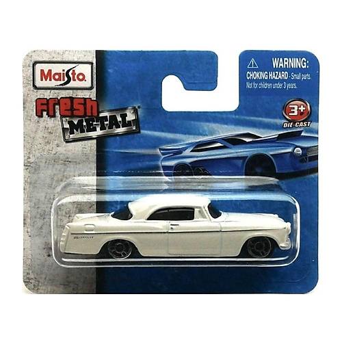 Maisto Fresh Metal Serisi 1:64 1956 Chrysler 300B Branco